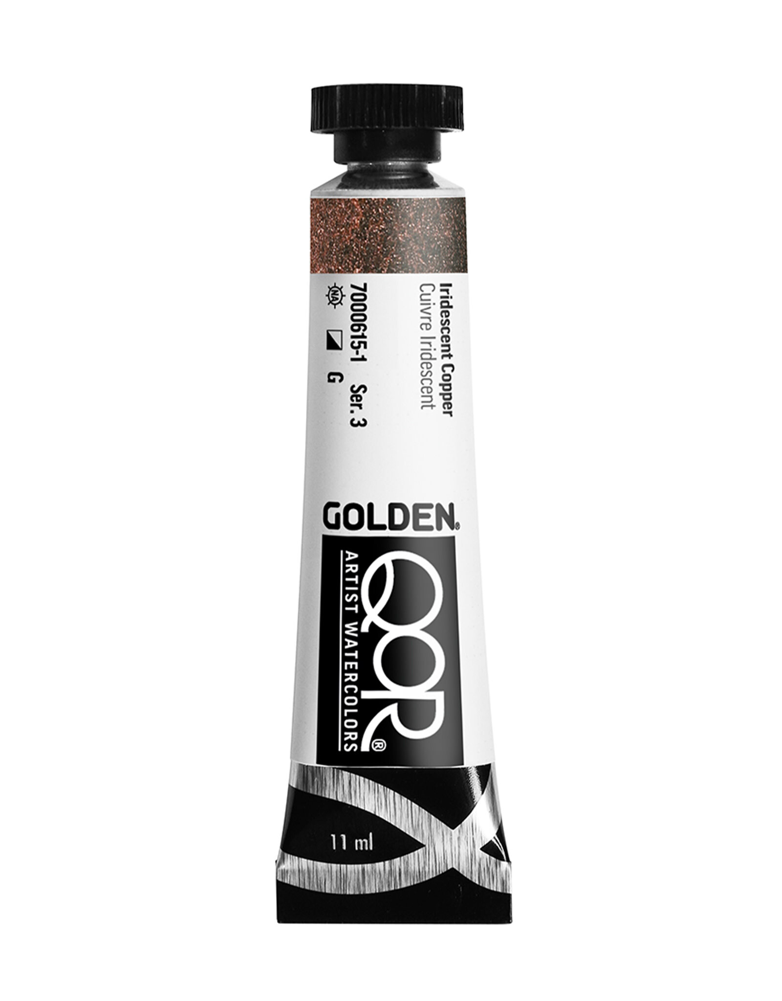 Golden QoR Modern Watercolor, Iridescent Copper 11ml