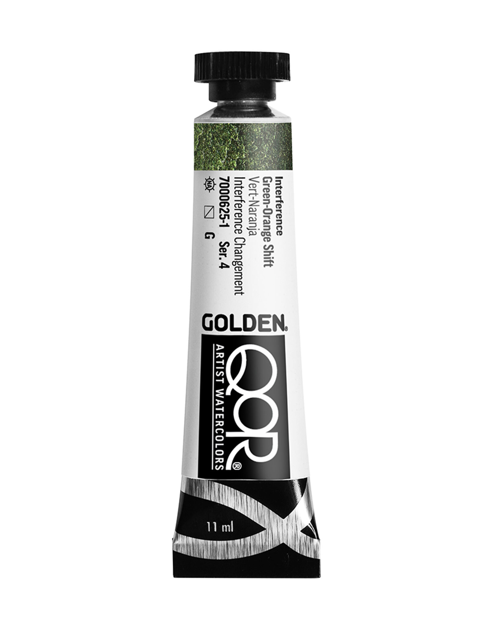 Golden QoR Modern Watercolor, Interference Green-Orange Shift 11ml
