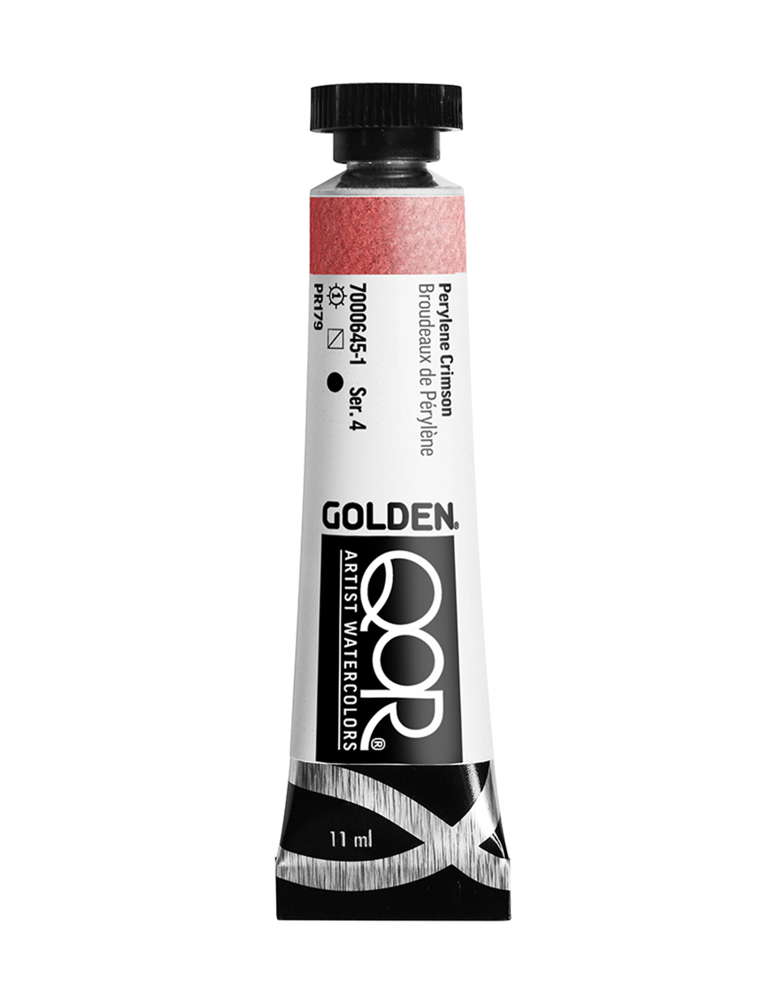 Golden QoR Modern Watercolor, Perylene Crimson 11ml