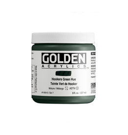 Golden Golden Heavy Body Acrylic Paint, Hooker's Green Hue, 8oz