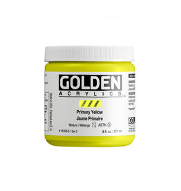 Golden Golden Heavy Body Acrylic Paint, Primary Yellow, 8oz