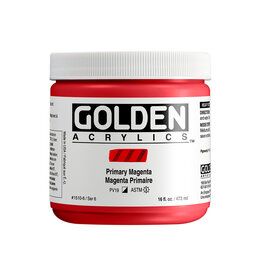 Golden Golden Heavy Body Acrylic Paint, Primary Magenta, 16oz