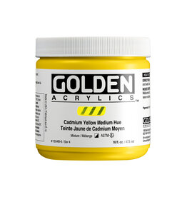 Golden Golden Heavy Body Acrylic Paint, Cadmium Yellow Medium Hue, 16oz