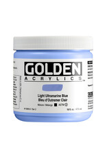 Golden Golden Heavy Body Acrylic Paint, Light Ultramarine Blue Hue, 16oz