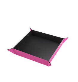 Gamegenic Gamegenic  Magnetic Dice Tray Square Black/Pink