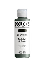 Golden Golden Fluid Acrylics, Sap Green Hue 4oz Cylinder