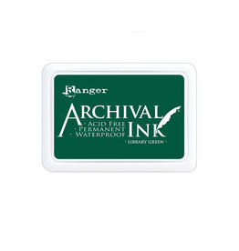 Ranger Ink Wendy Vecchi Make Art Archival Ink Pad, Library Green