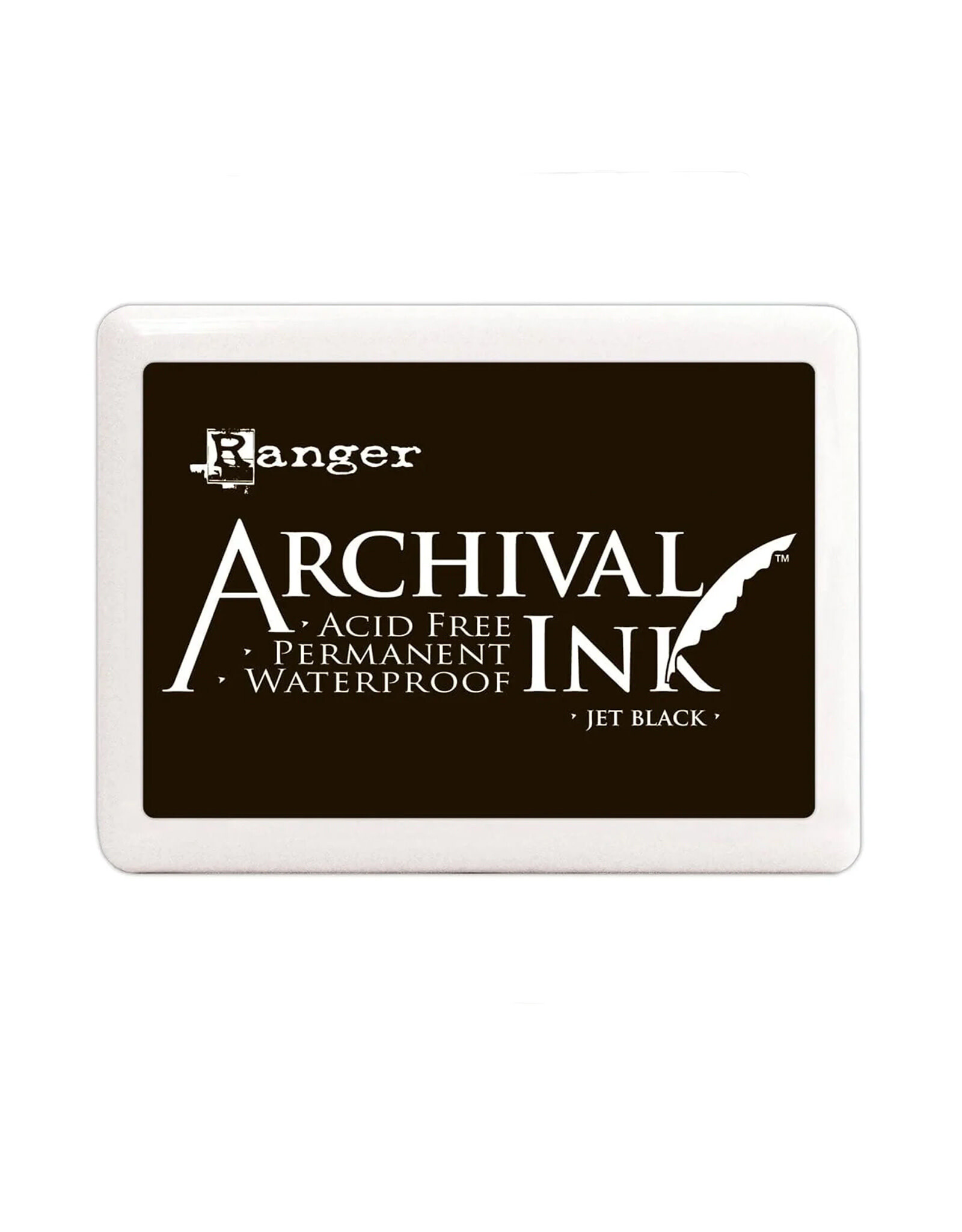 Ranger Ink Wendy Vecchi Make Art Archival Ink Pad, Jet Black, Jumbo
