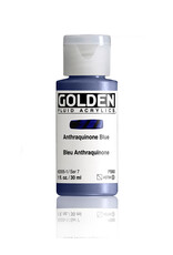 Golden Golden Fluid Acrylics, Anthraquinone Blue 1oz Cylinder