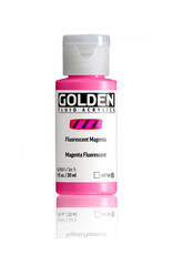 Golden Golden Fluid Acrylics, Fluorescent Magenta 1oz Cylinder