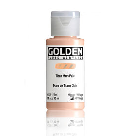 Golden Golden Fluid Acrylics, Titan Mars Pale, 1oz Cylinder