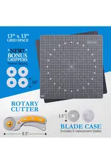 W.A. Portman WA Portman 13x13 Rotating Cutting Mat and Rotary Cutter Set