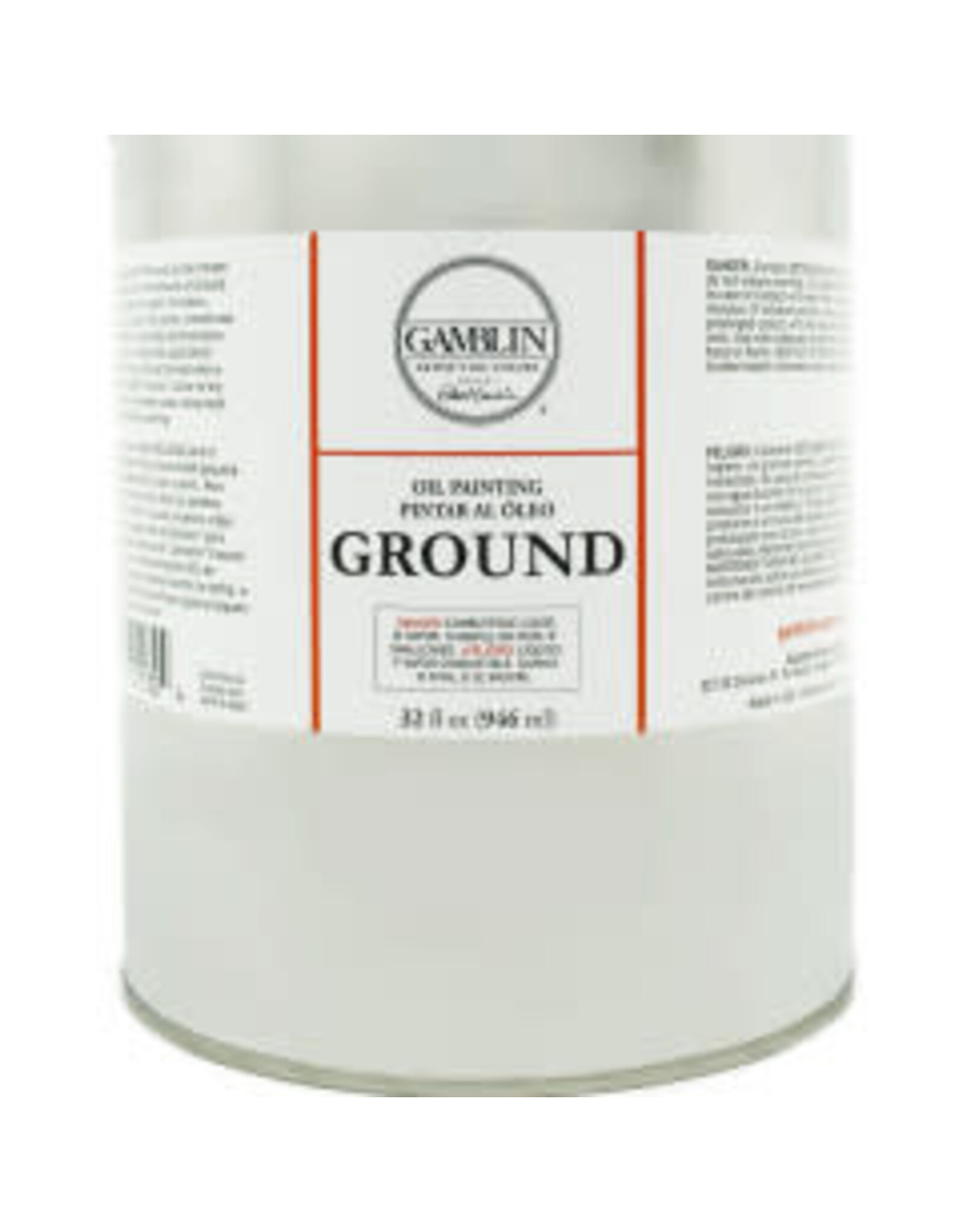 CLEARANCE DENTED CAN Gamblin Oil Painting Ground, 32oz