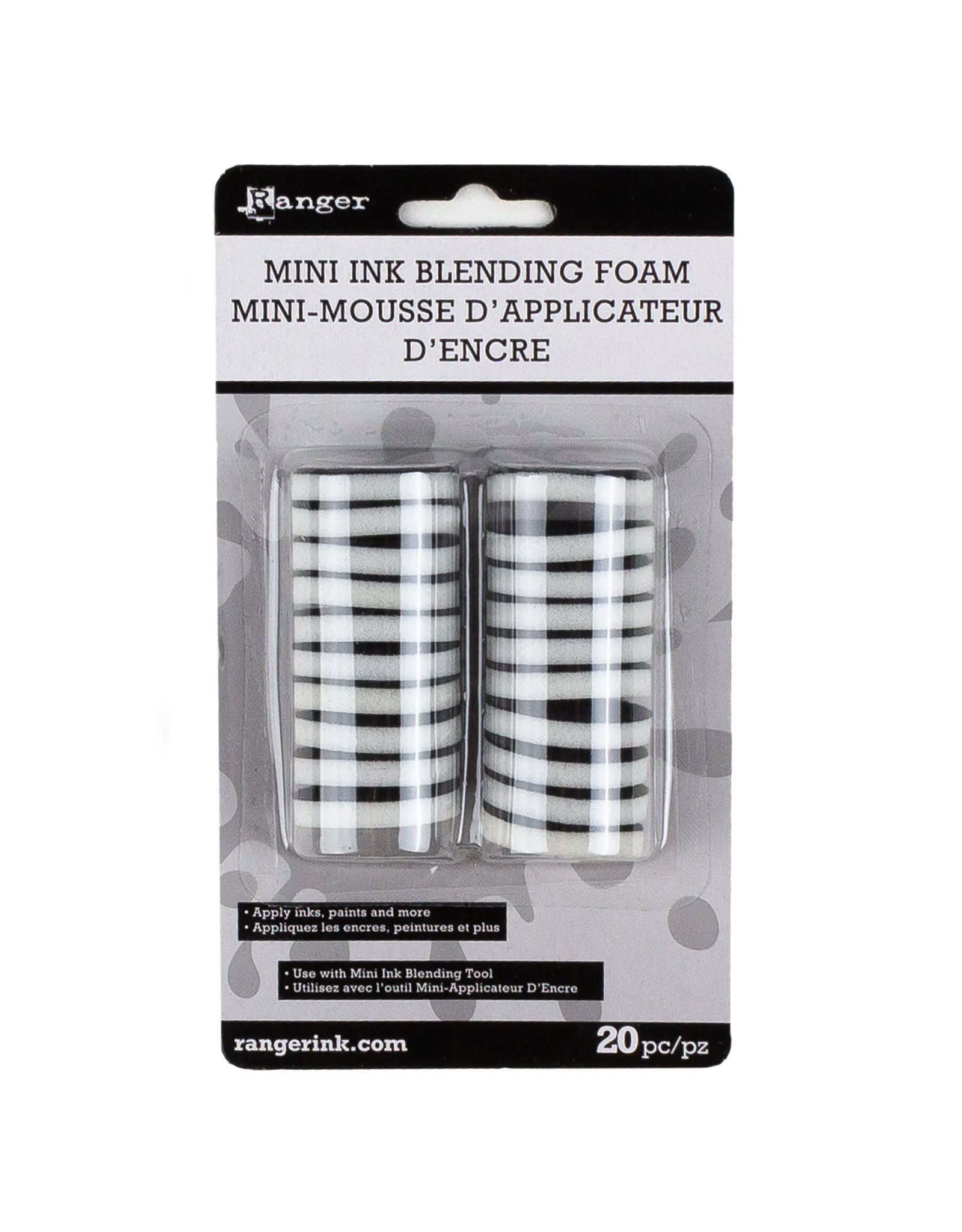 Ranger Mini Ink Blending Tools: 12 Pezzi Per Applicazione Inchiostro Su Carta Fai Da Te - 5