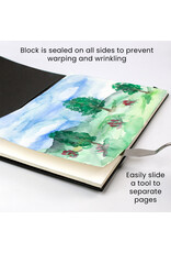 W.A. Portman WA Portman Cold Press Watercolor Paper Block A4 (11.3" x 8.3") – Acid-Free 300GSM/140LB 100% Cotton Watercolor Paper with Waterproof Cover W.A. Portman WA Portman Cold Press Watercolor Paper Block A4 (11.3" x 8.3") – Acid-Free 300GSM/140LB 100% Cotton Watercolor Paper with Waterproof Cover