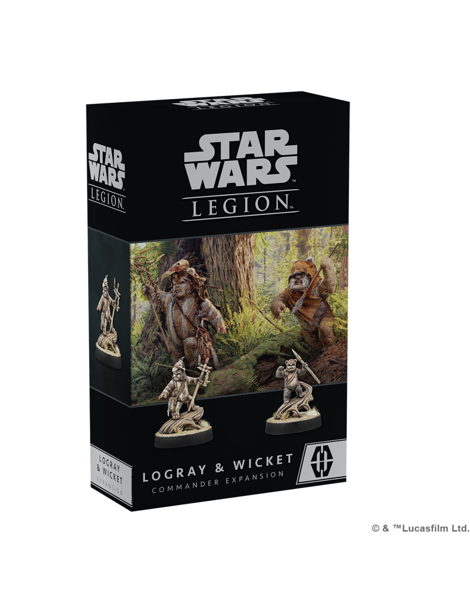 STAR WARS LEGION CLEARANCE Star Wars Legion Lowgray & Wicket Commander Expansion