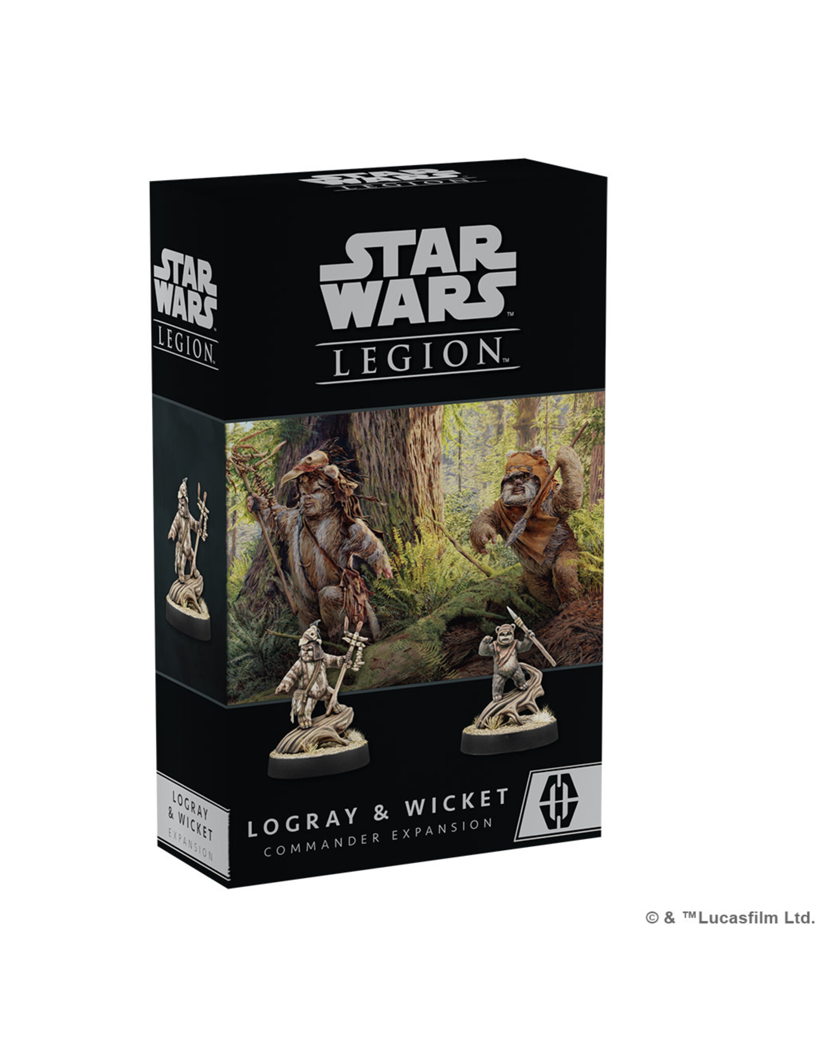 STAR WARS LEGION Star Wars Legion Lowgray & Wicket Commander Expansion