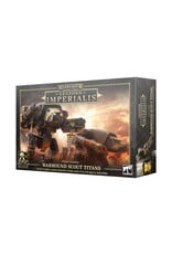 Games Workshop Legion Imperialis Titan Legions Warhound Scout Titans with Turbo Laser Destructors and Vulcan Mega Bolters