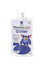 Abroli LLC Monster Color Washable Glitter Tempera, 5oz Blue