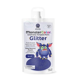 Abroli LLC Monster Color Washable Glitter Tempera, 5oz Blue