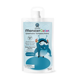Abroli LLC Monster Color Washable Tempera, 5oz Turquoise