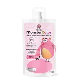 Abroli LLC Monster Color Washable Tempera, 5oz Pink