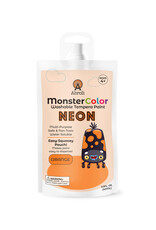Abroli LLC Monster Color Washable Neon Tempera, 5oz Orange