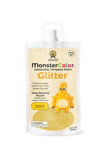 Abroli LLC Monster Color Washable Glitter Tempera, 5oz Gold
