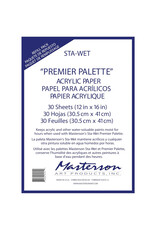 Masterson Sta-Wet Premier Palette Acrylic Paper Refill 12” x 16”