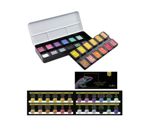 【永遠出品】FINETEC Pearlescent Colours Amazon.com: Finetec, Artist Pearlescent, F5600, Watercolor