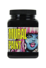 Chroma Chroma Mural Paint, Blacktop (Black), 16oz