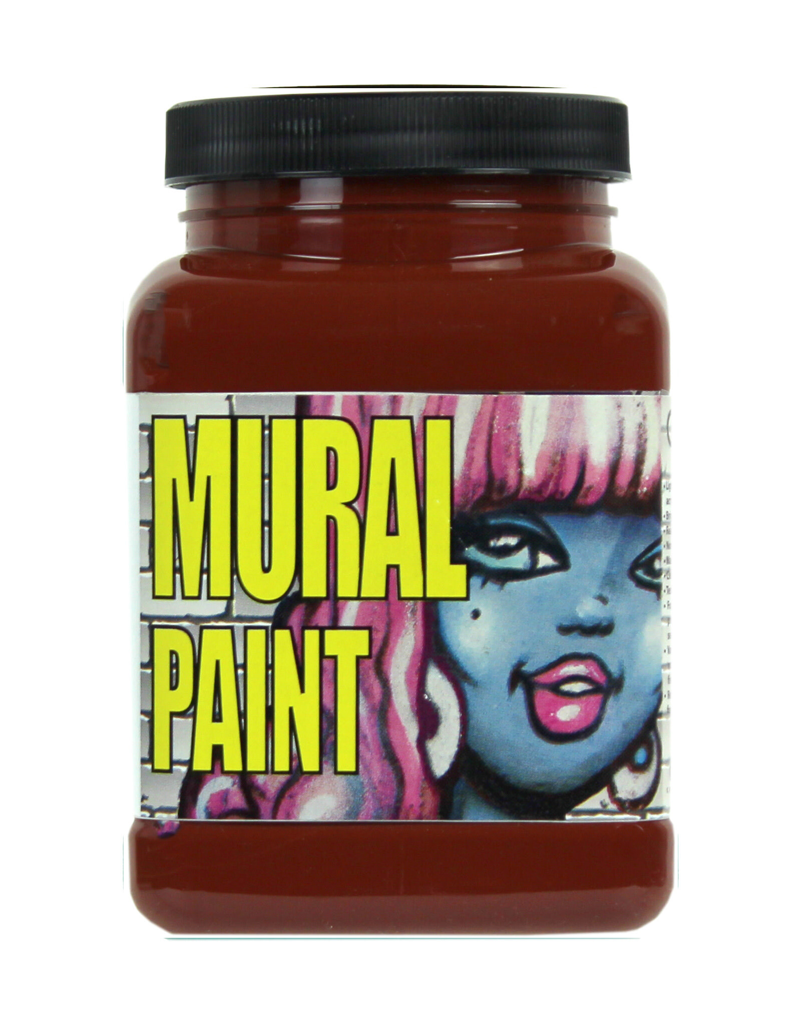 Chroma Chroma Mural Paint, Dirt (Burnt Sienna), 16oz