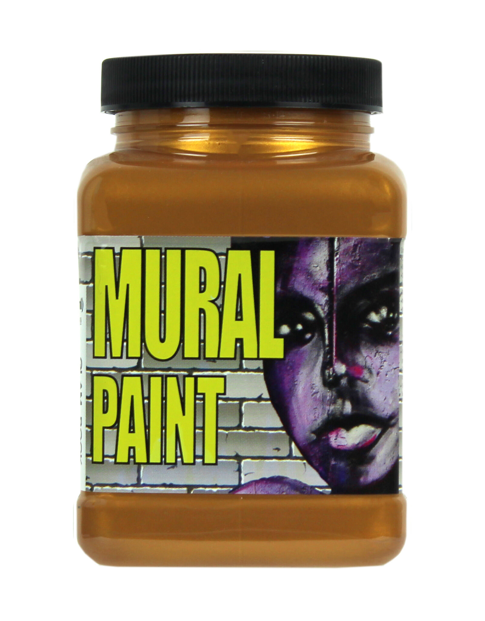 Chroma Chroma Mural Paint, Glam Rock (Gold), 16oz