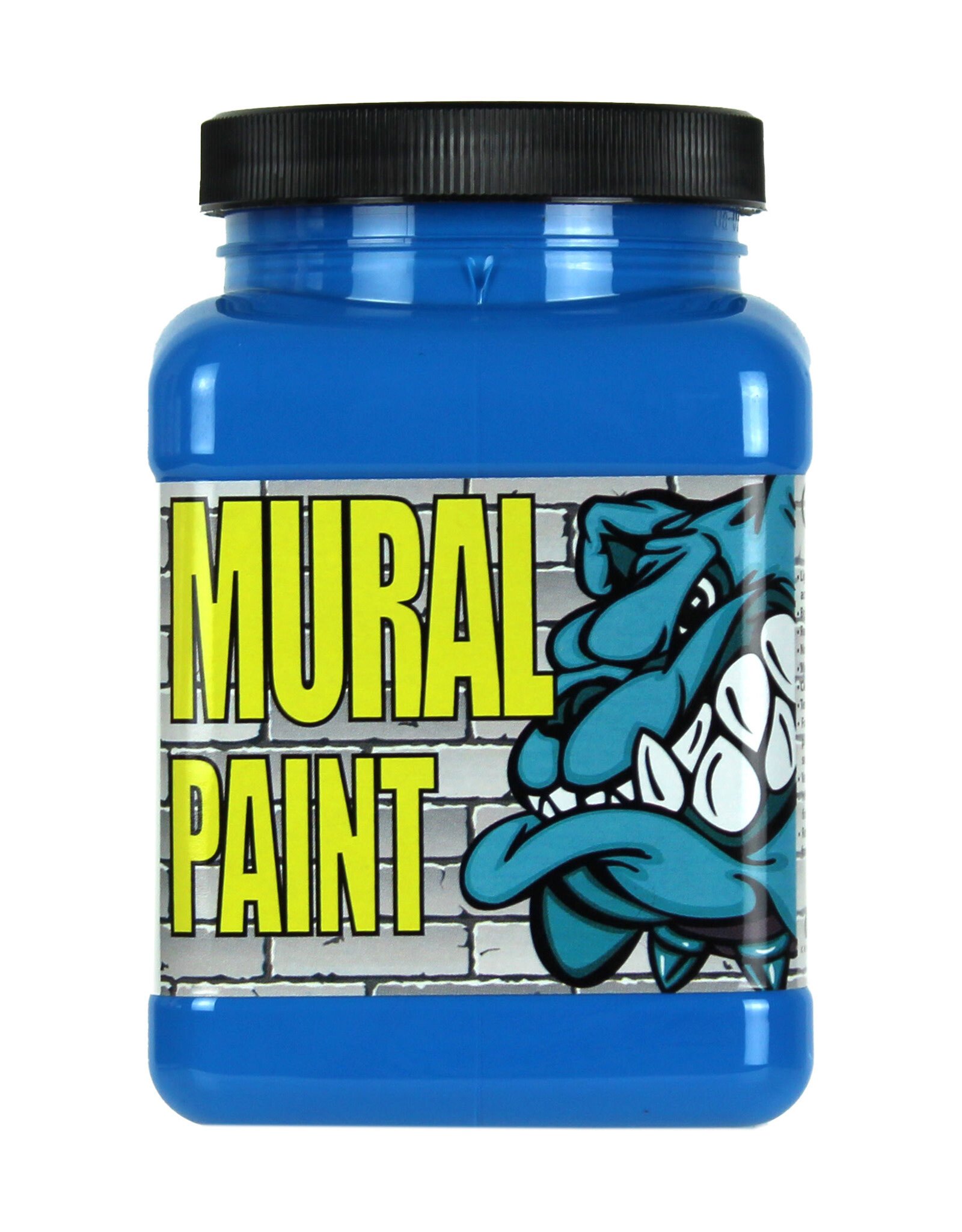 Chroma Chroma Mural Paint, Peacock (Cerulean Blue Hue), 16oz