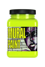 Chroma Chroma Mural Paint, Psychedelic (Yellow Green), 16oz