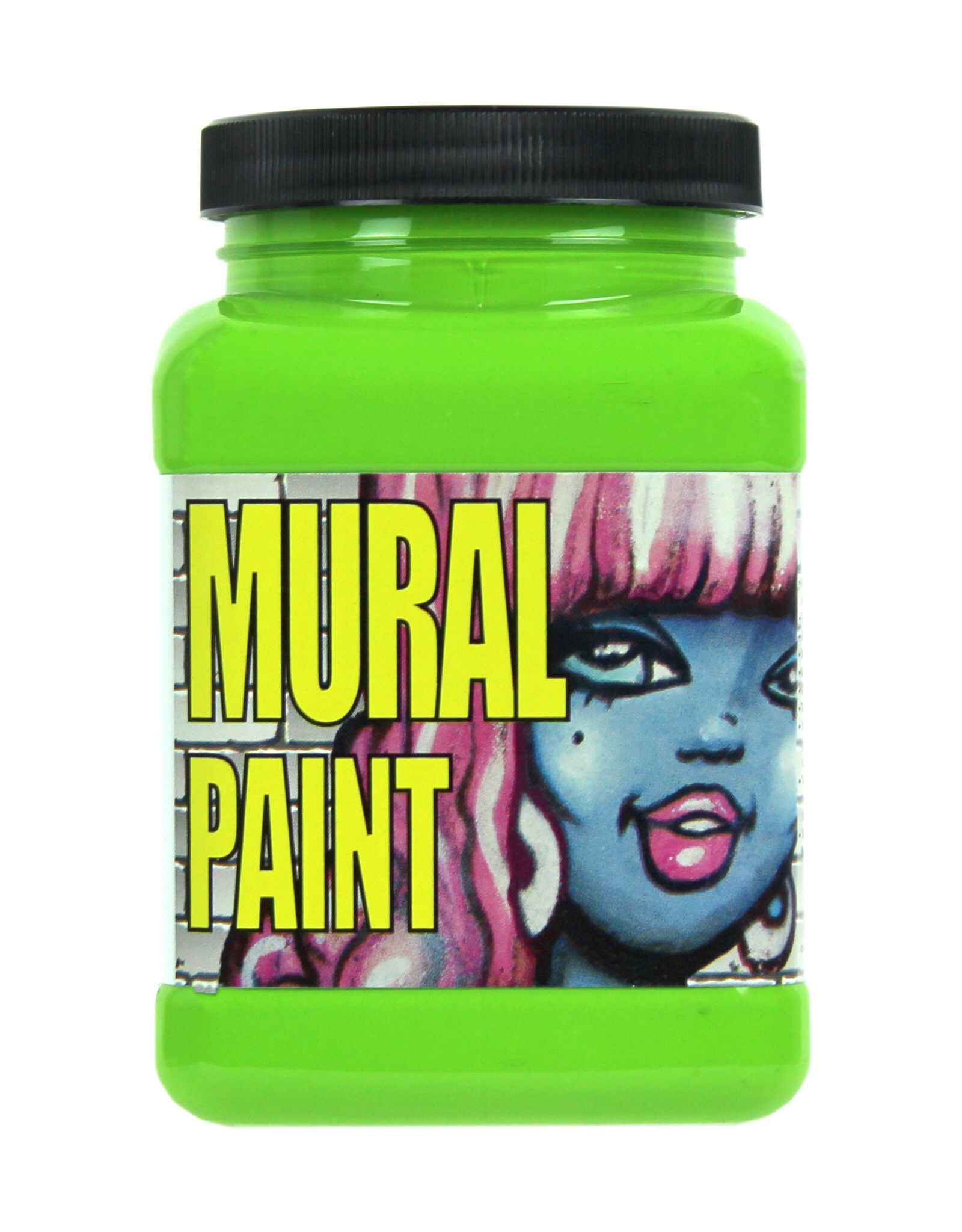 Chroma Chroma Mural Paint, Slime (Green Light), 16oz