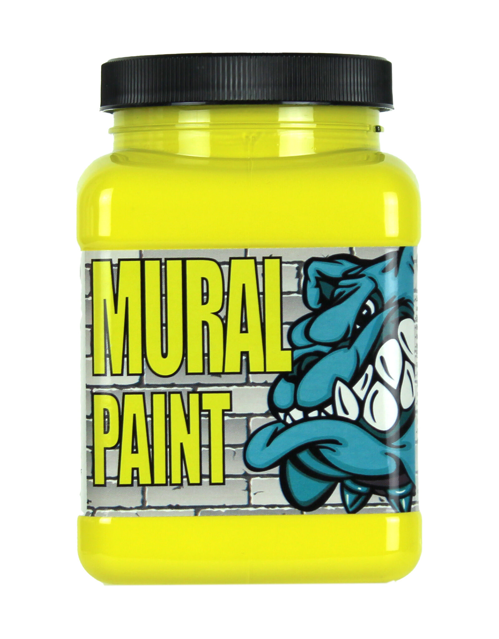 Chroma Chroma Mural Paint, Smiley Face (Bright Yellow), 16oz