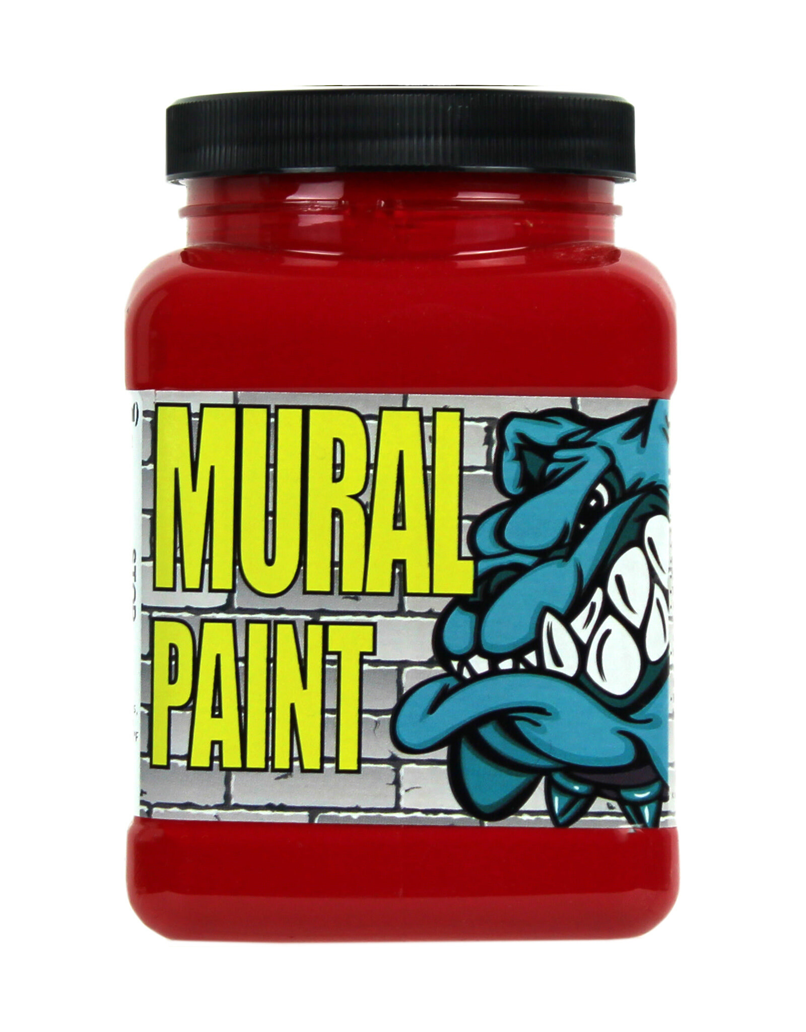 Chroma Chroma Mural Paint, Stop (Red), 16oz