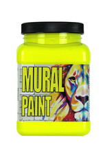 Chroma Chroma Mural Paint, Techno Yellow (Neon), 16oz