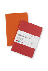 Hahnemuhle Hahnemuhle Sketch & Note Book, Red Bundle, 5.83 x 4.13 in