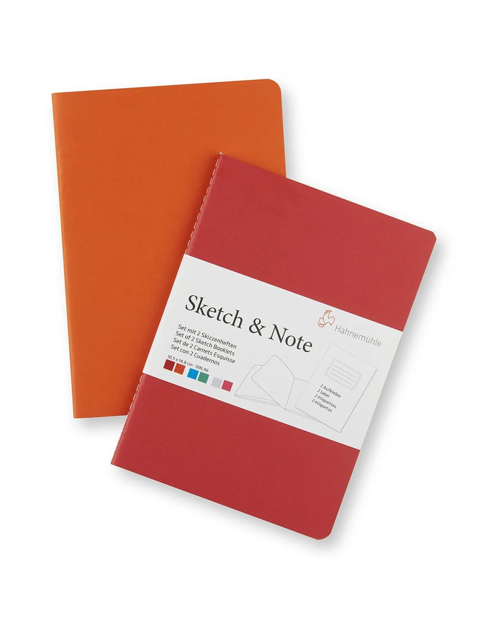 Hahnemuhle Hahnemuhle Sketch & Note Book, Red Bundle, 5.83 x 4.13 in