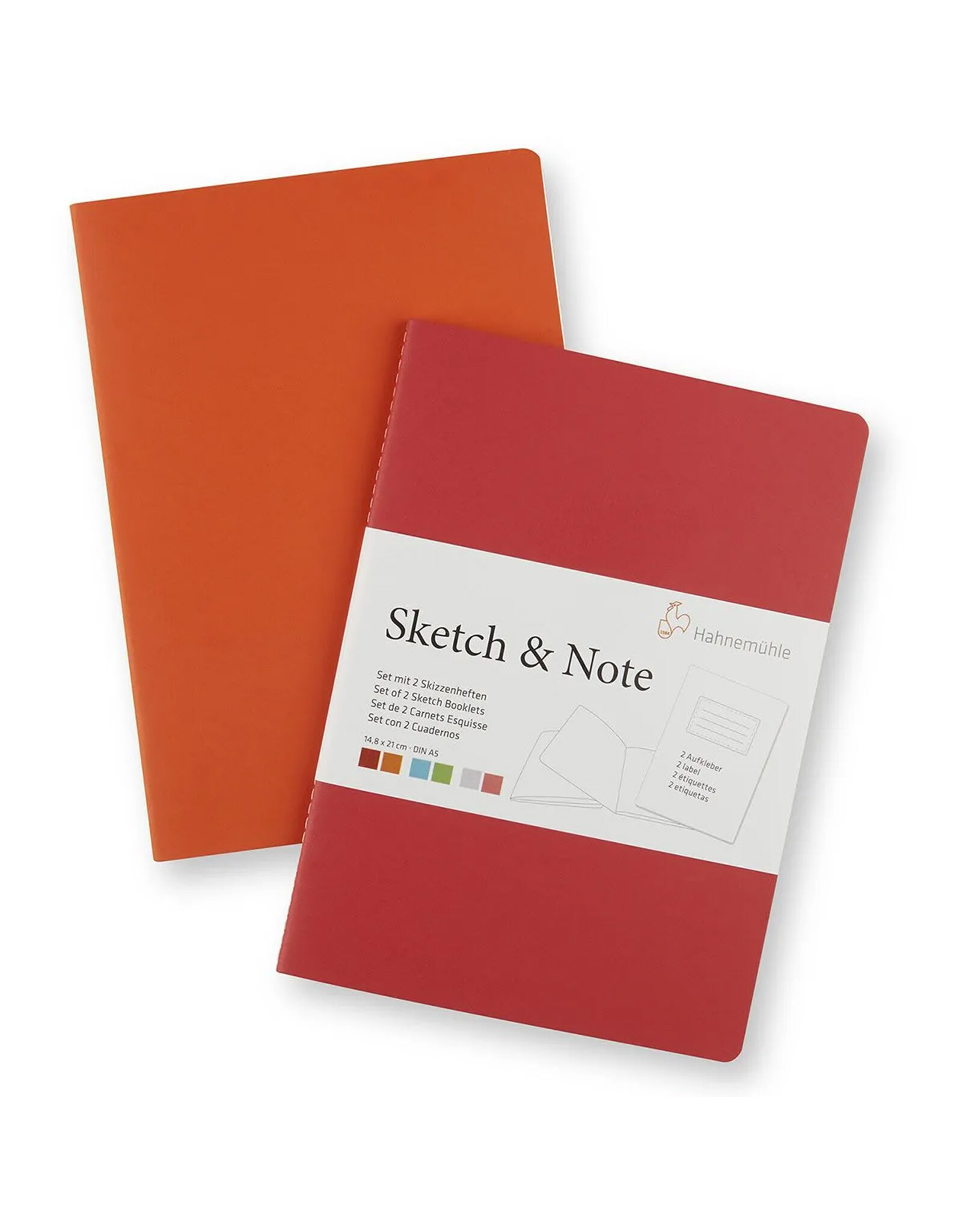 Hahnemuhle Hahnemuhle Sketch & Note Book, Red Bundle, 5.8 3 x 8.27 in