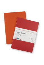 Hahnemuhle Hahnemuhle Sketch & Note Book, Red Bundle, 8.27 x 11.69 in