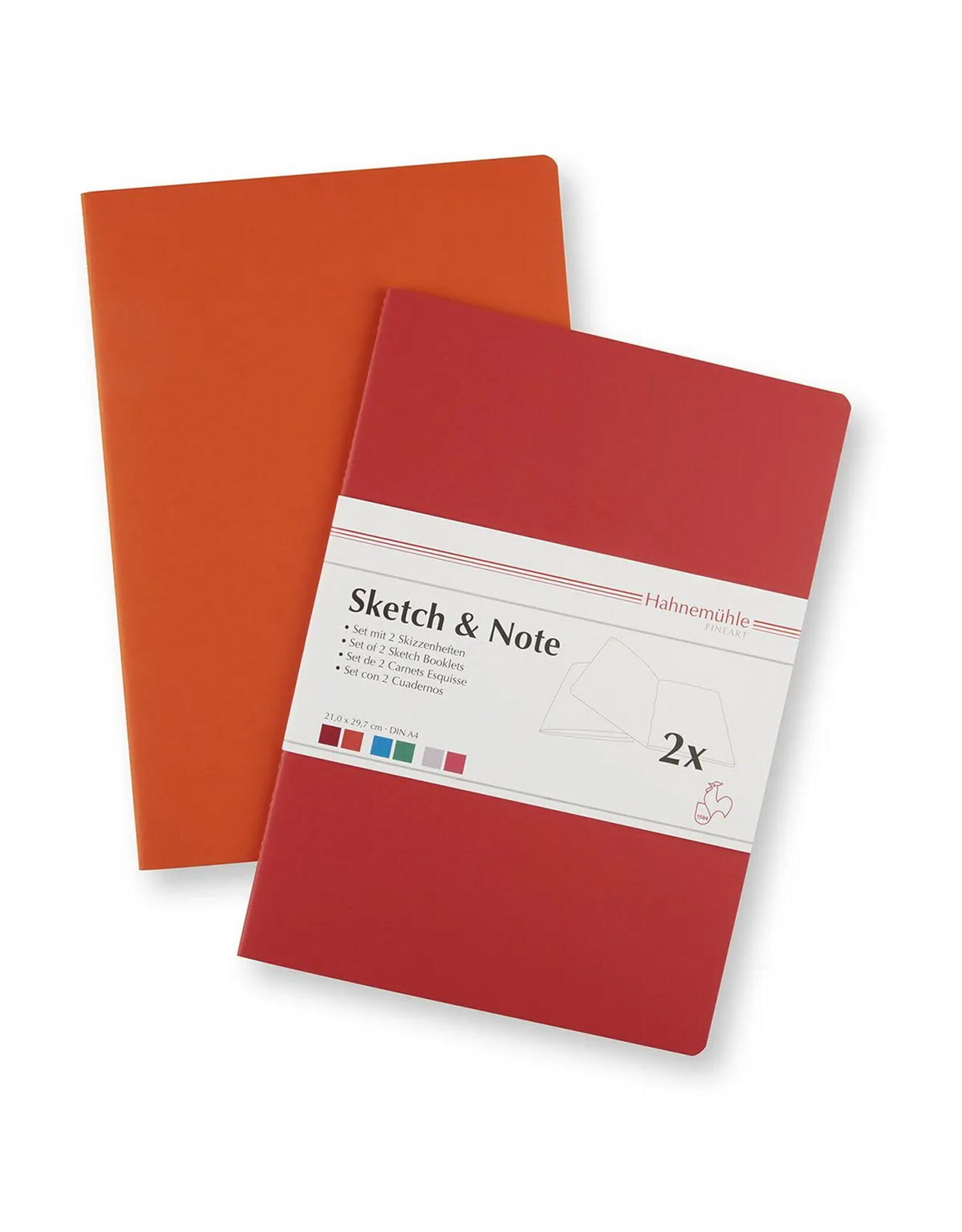 Hahnemuhle Hahnemuhle Sketch & Note Book, Red Bundle, 8.27 x 11.69 in