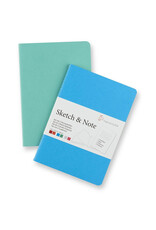 Hahnemuhle Hahnemuhle Sketch & Note Book, Blue Bundle, 5.83 x 4.13 in
