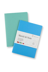 Hahnemuhle Hahnemuhle Sketch & Note Book, Blue Bundle, 5.83 x 8.27 in