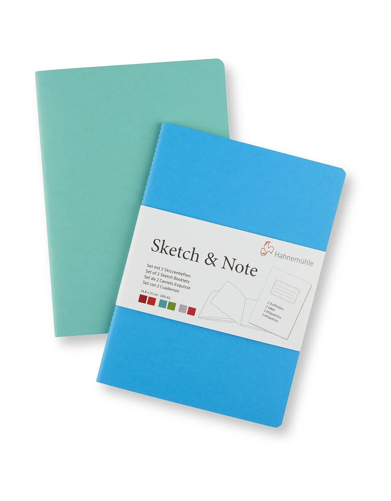 Hahnemuhle Hahnemuhle Sketch & Note Book, Blue Bundle, 5.83 x 8.27 in
