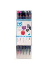 AITOH Akashiya Sai Watercolor Brush Pen, Set Of 5, Winter