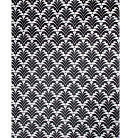 AITOH Aitoh Lokta Peacock, Black and Silver, 19.5" x 29.5"