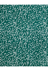 AITOH Aitoh Lokta Lahara Leaf, White on Green, 19.5" x 29.5"